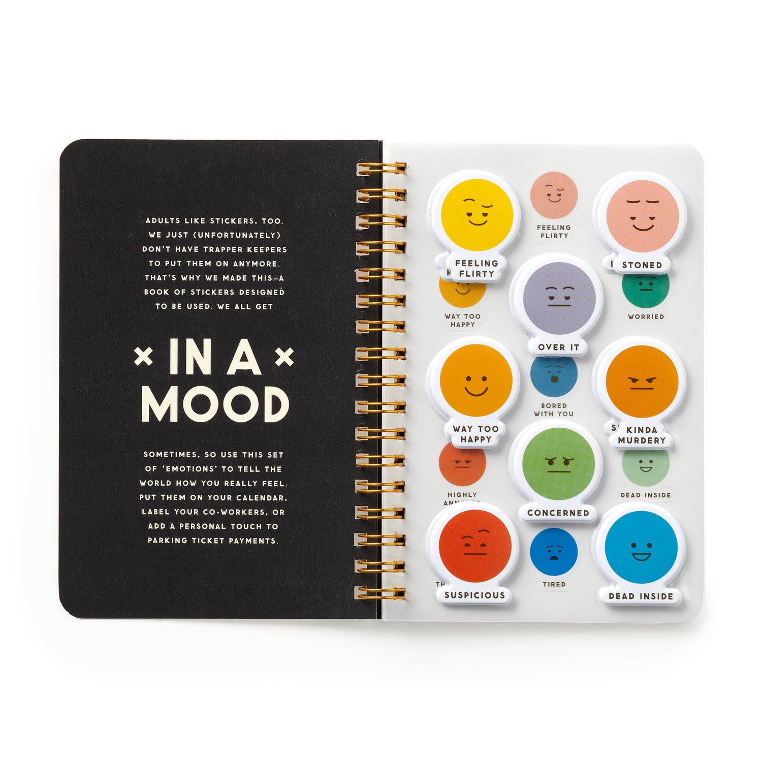 brass monkey in a mood sticker book