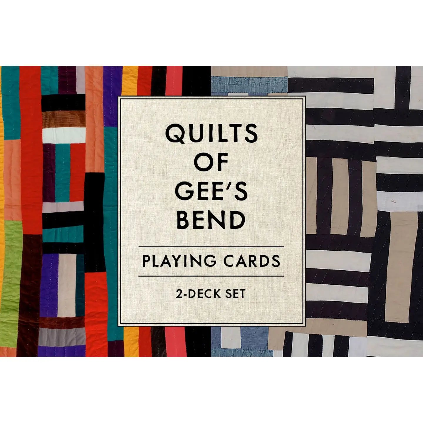 quilts of gee's bend playing cards: 2-deck set