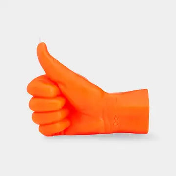 "thumbs up" candle