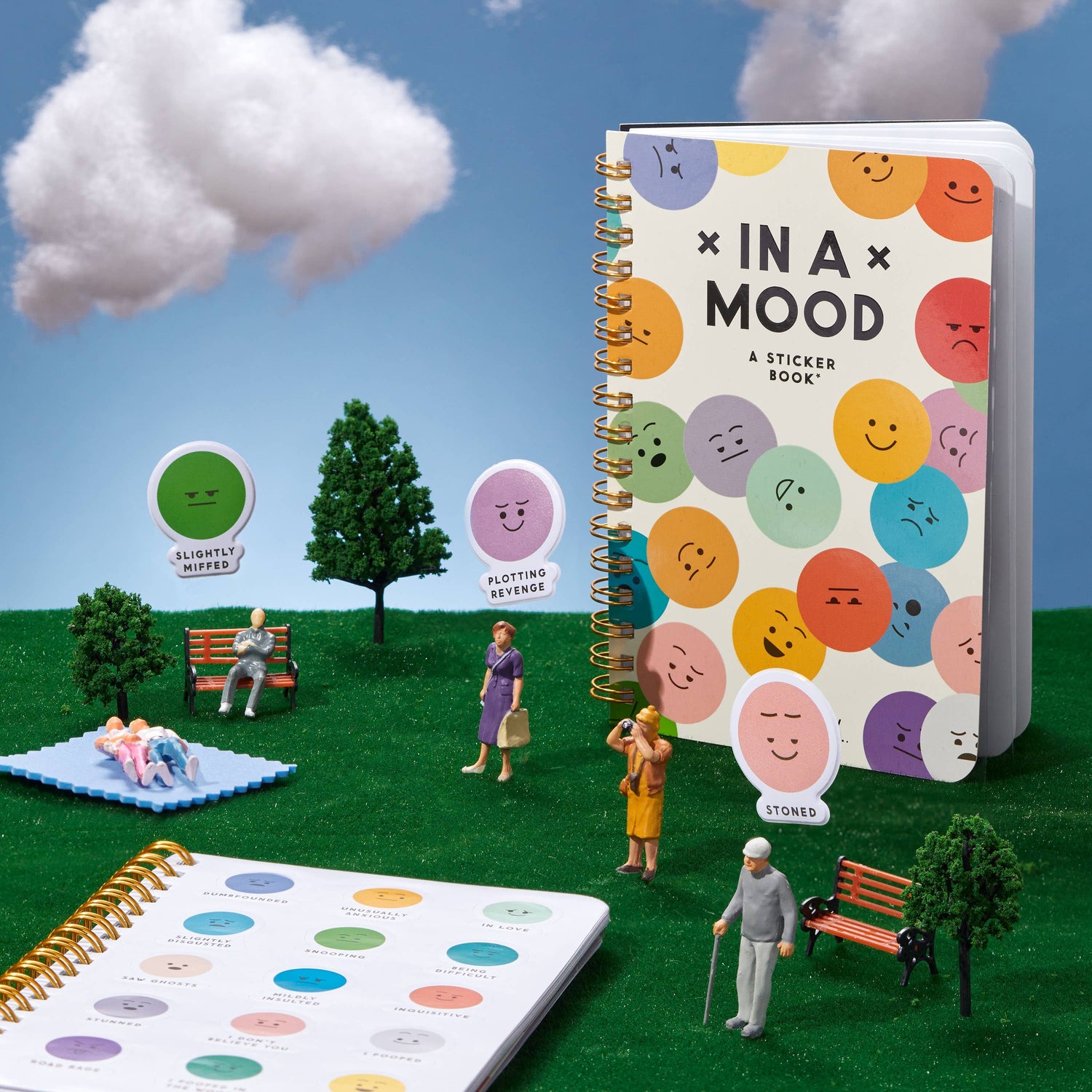 brass monkey in a mood sticker book