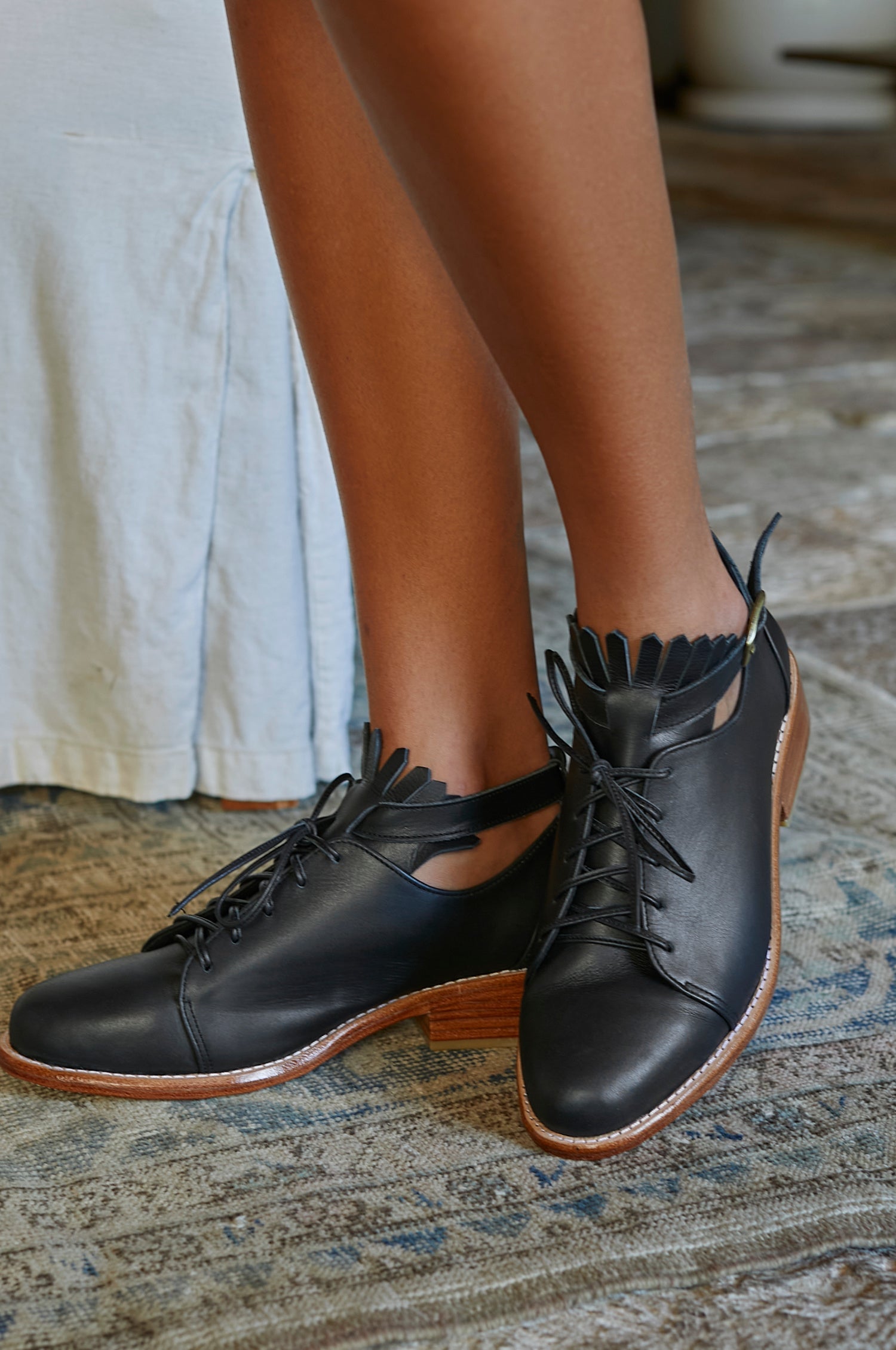 Boston Leather Oxfords by ELF