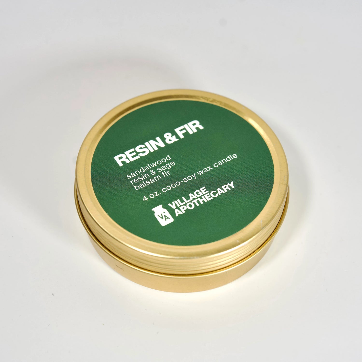 resin & fir candle