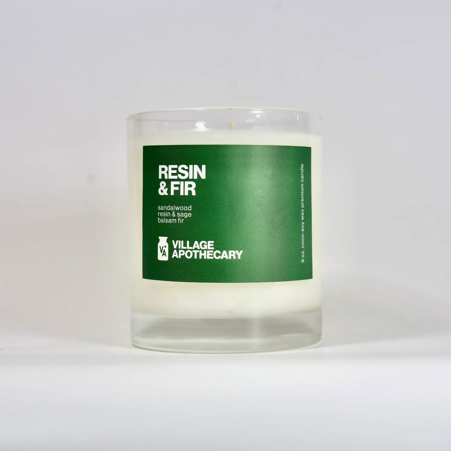 resin & fir candle