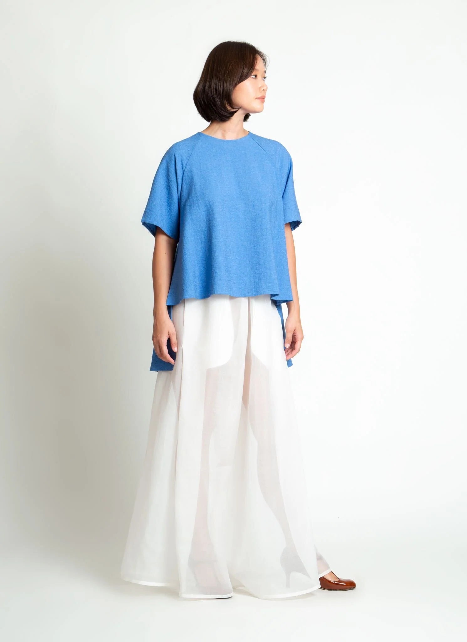 nonic raglan short sleeve hi-lo top