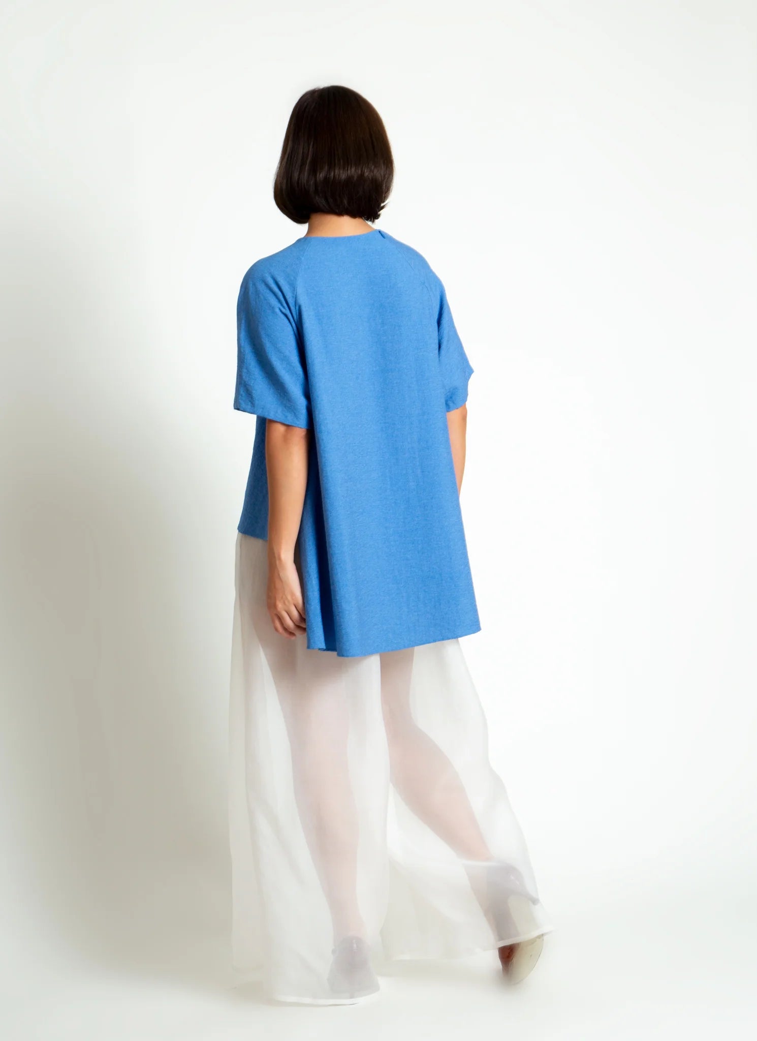nonic raglan short sleeve hi-lo top