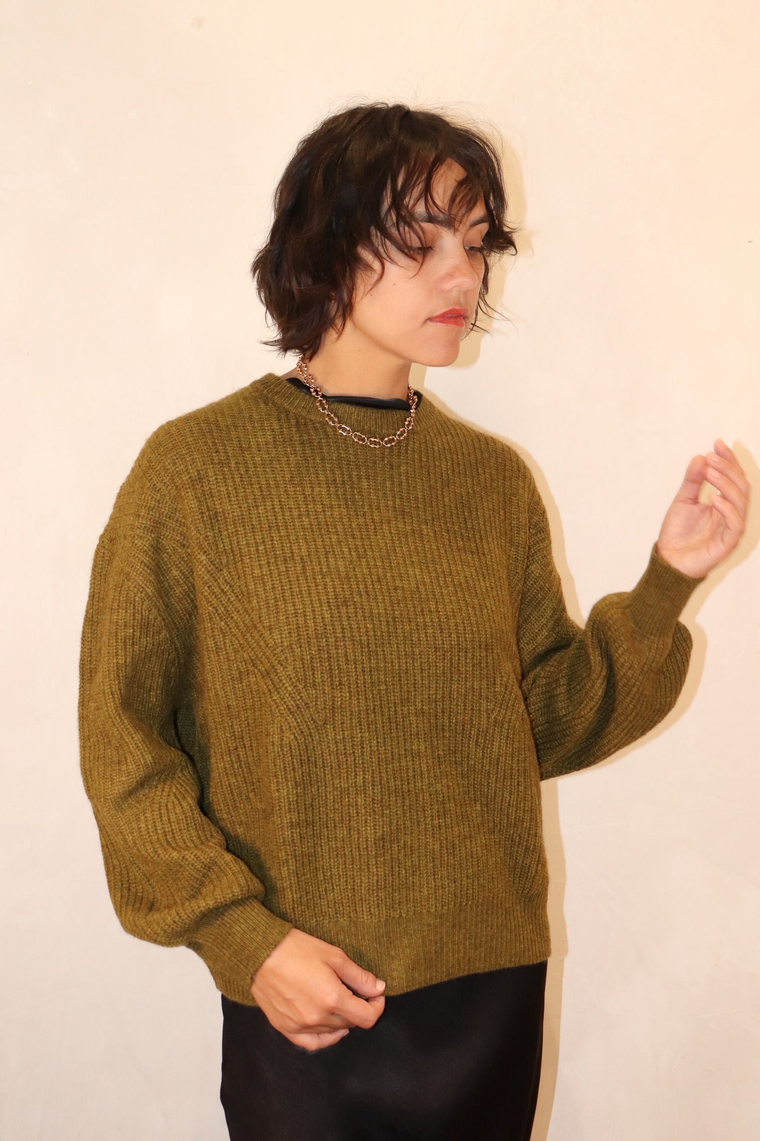 signature yak poet sweater