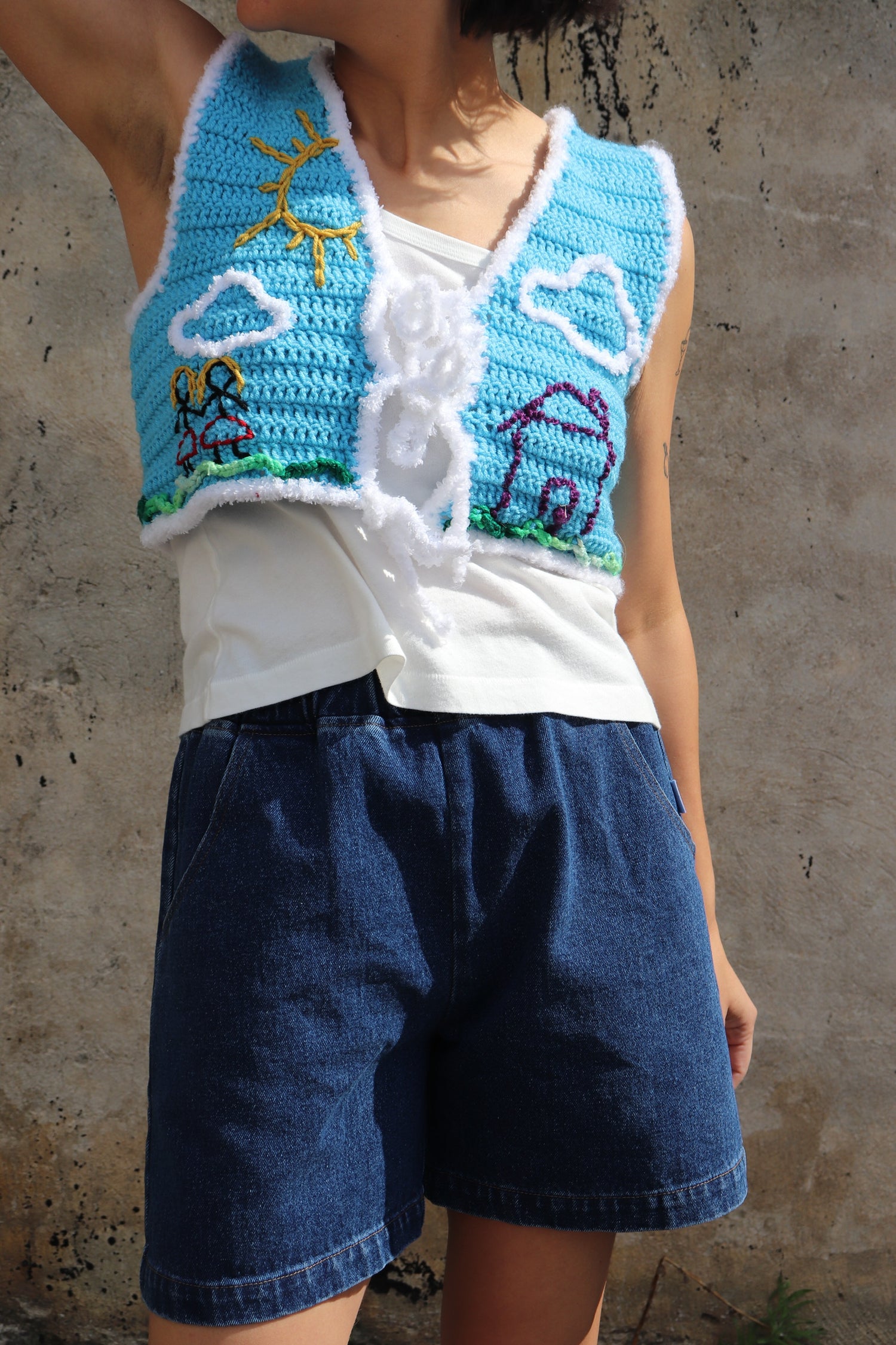stick figure vest