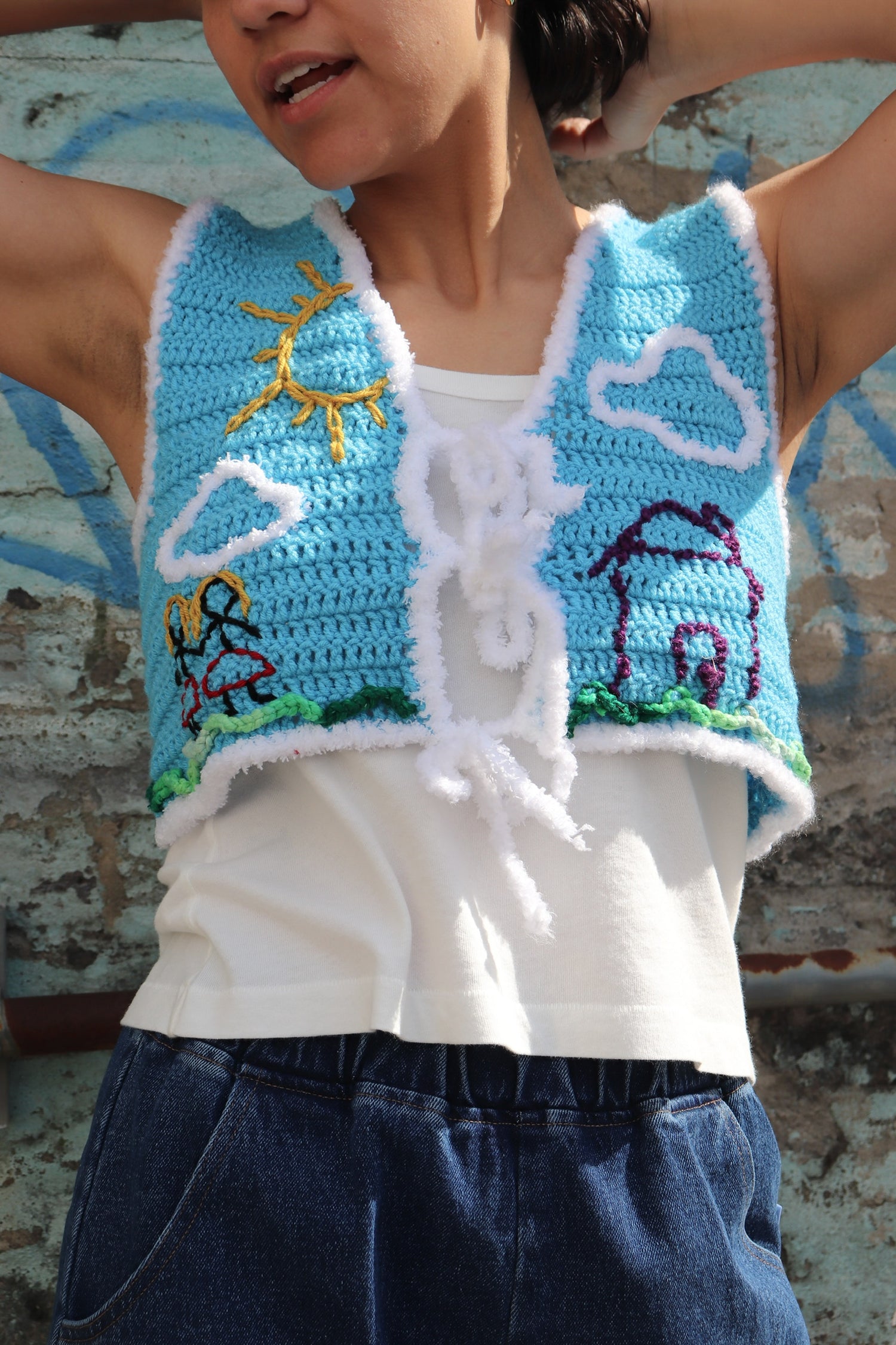 stick figure vest