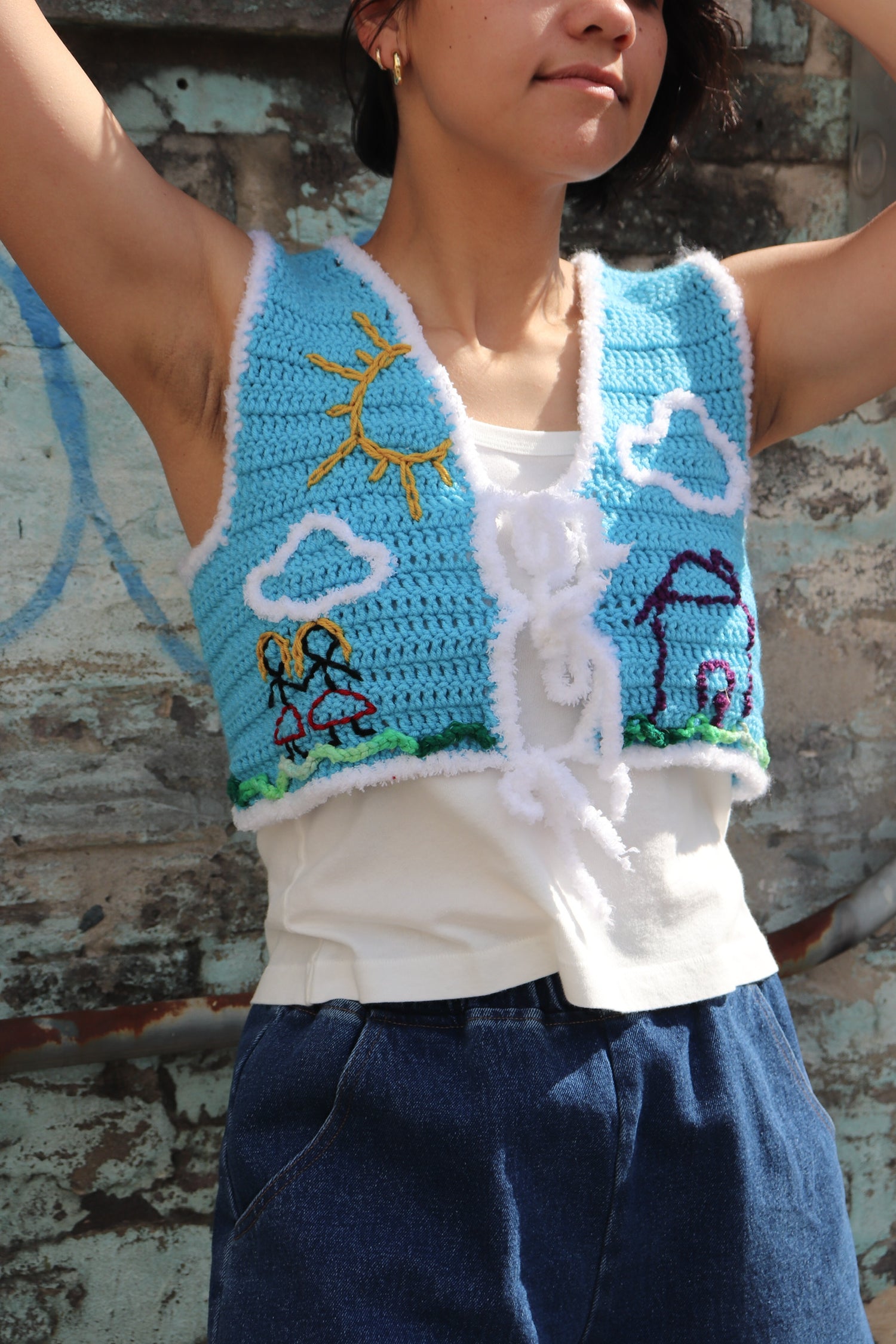 stick figure vest