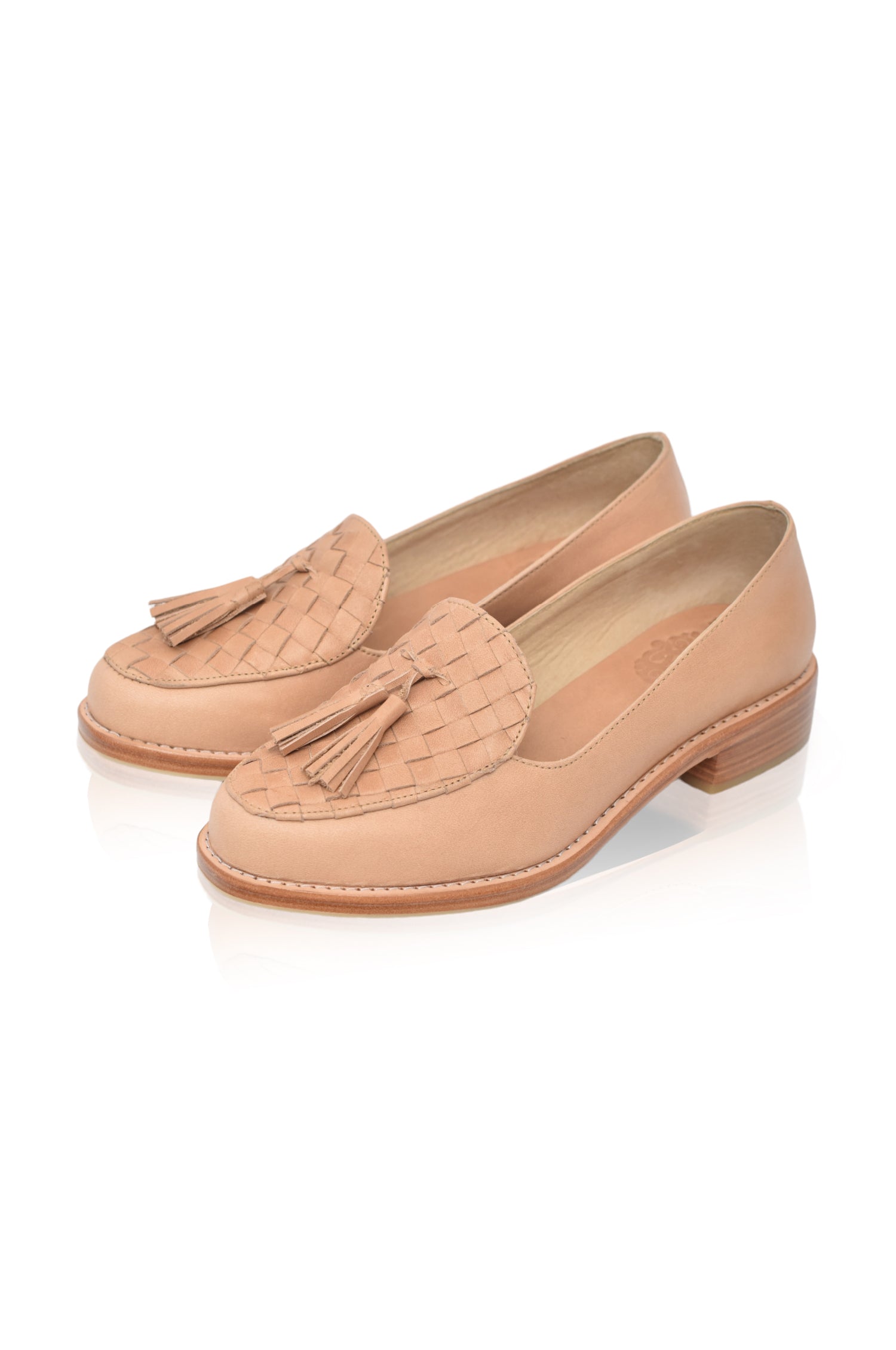 Nikita Woven Leather Loafers by ELF