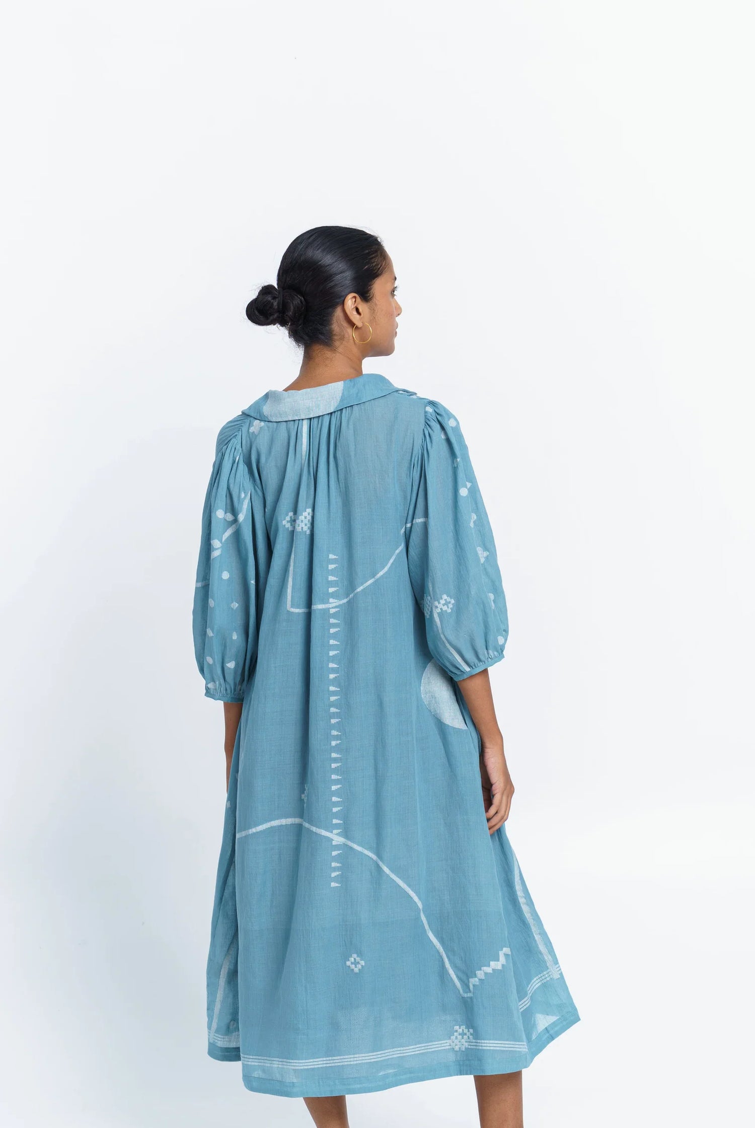 relaxed fit midi dress