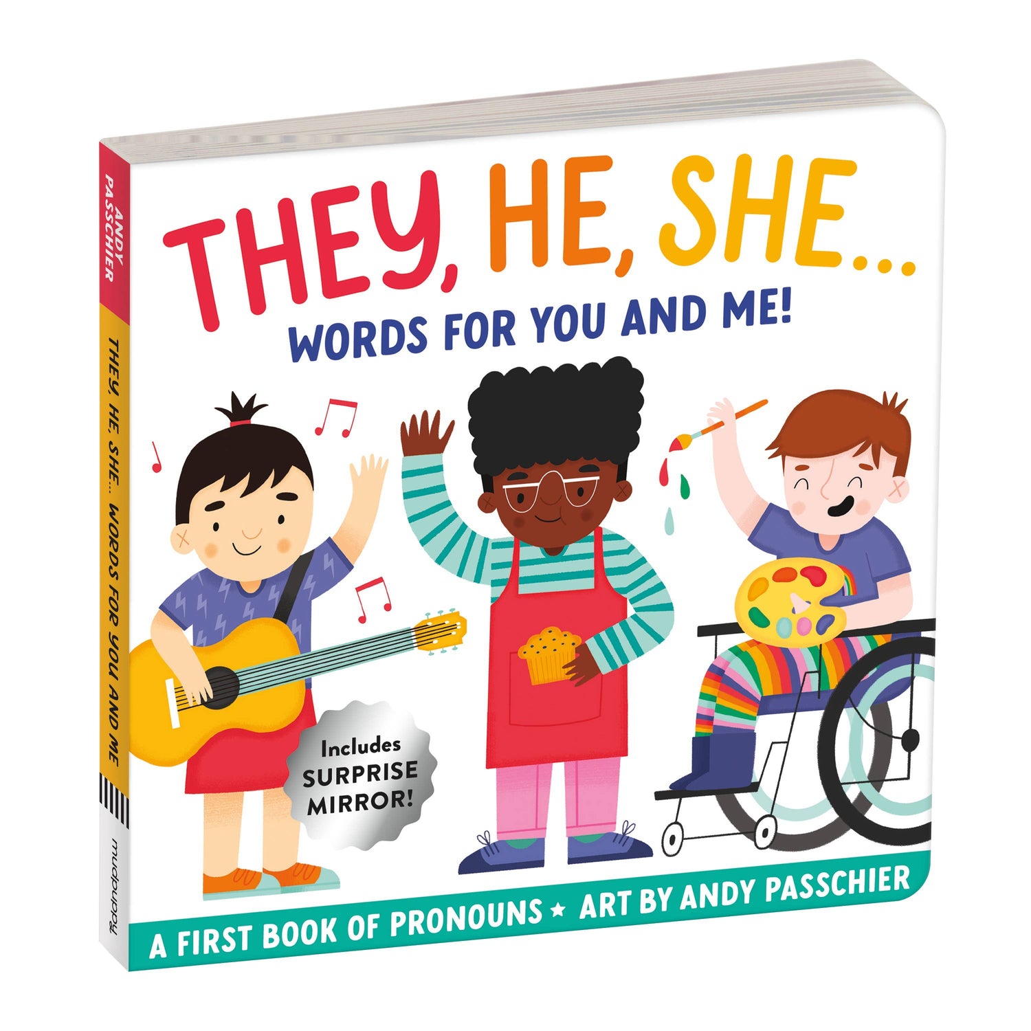 they, he, she: words for you and me board book
