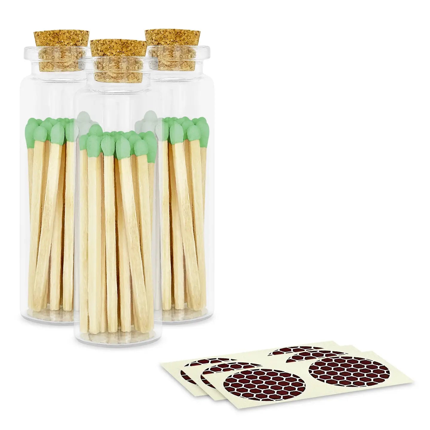 2" matches + small bottle