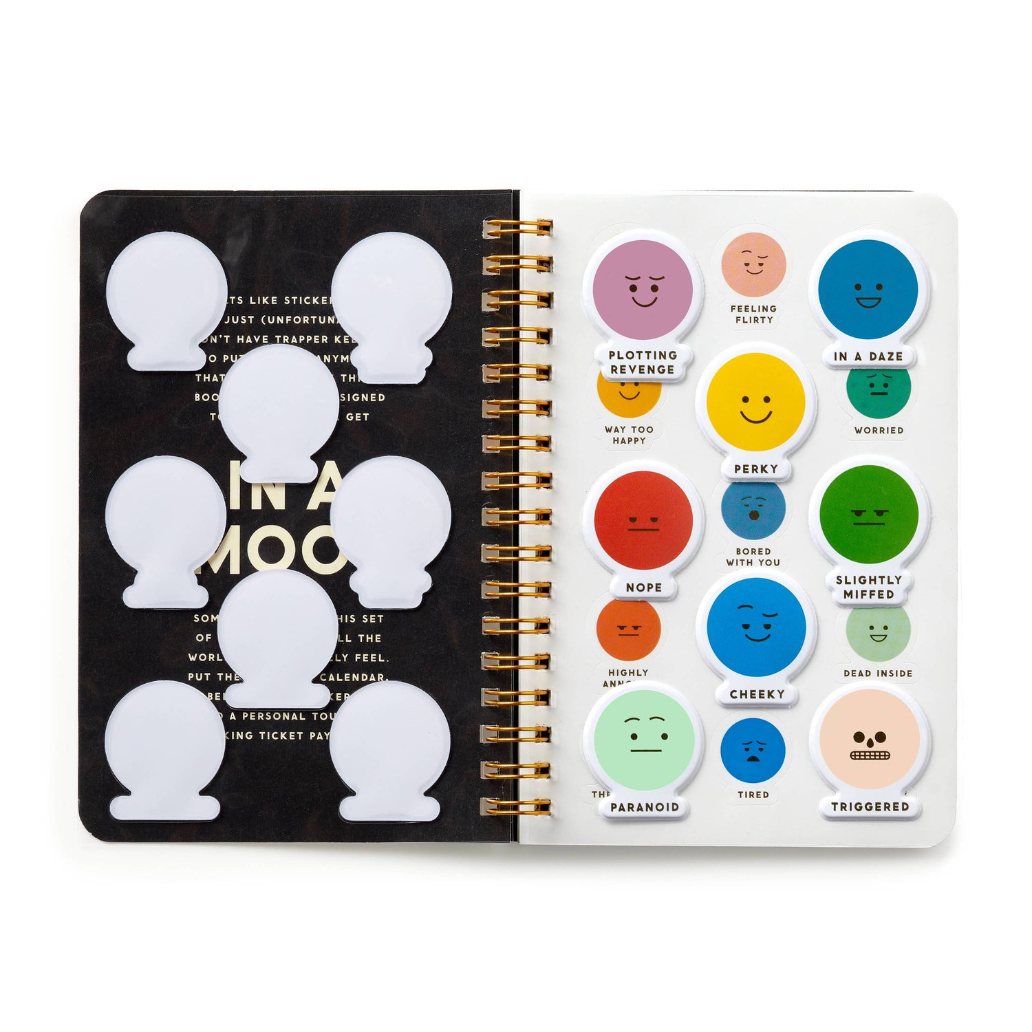 brass monkey in a mood sticker book