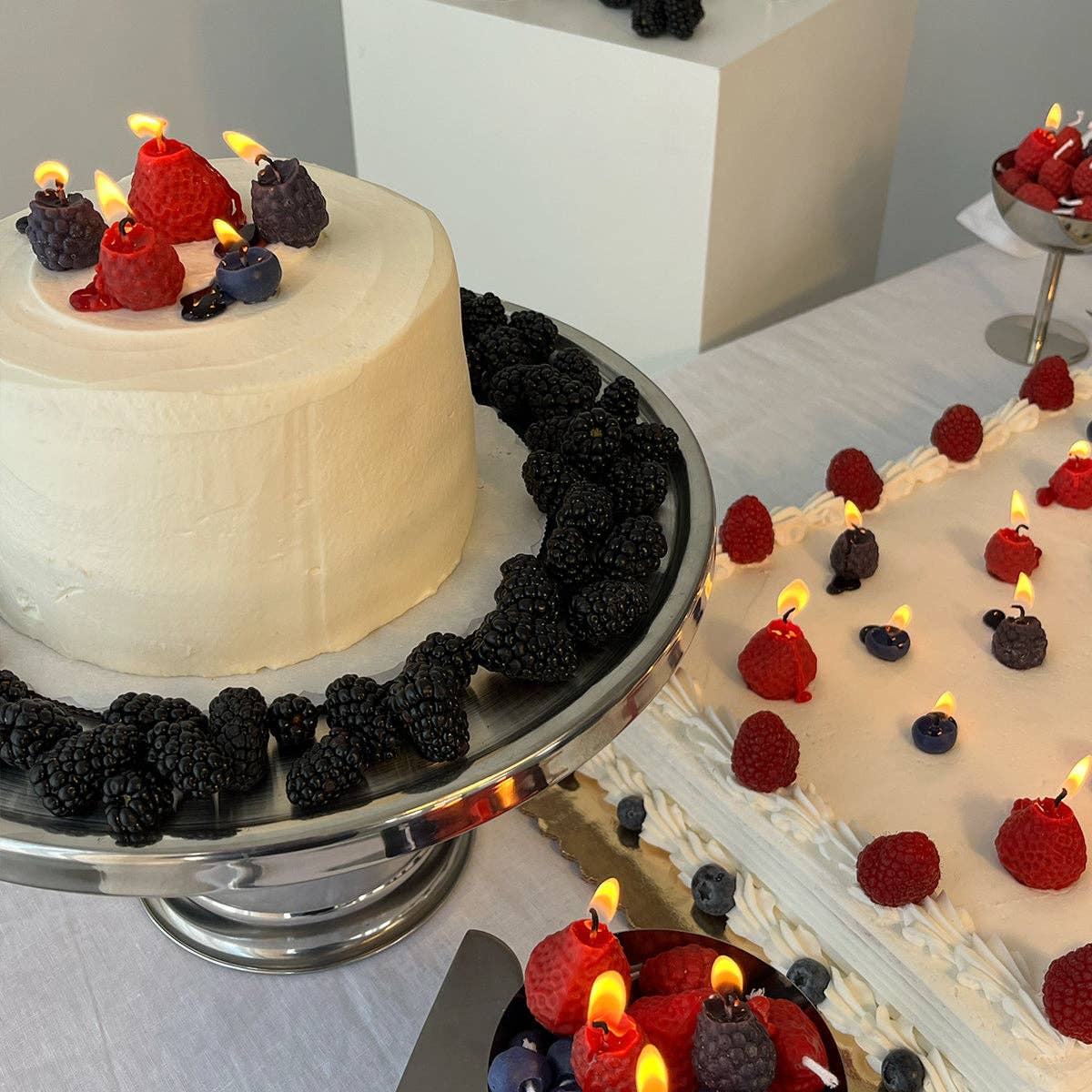 mixed berry candles