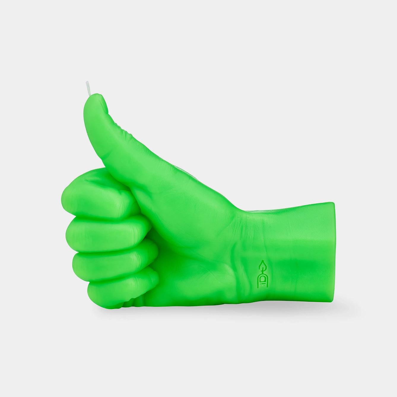 "thumbs up" candle