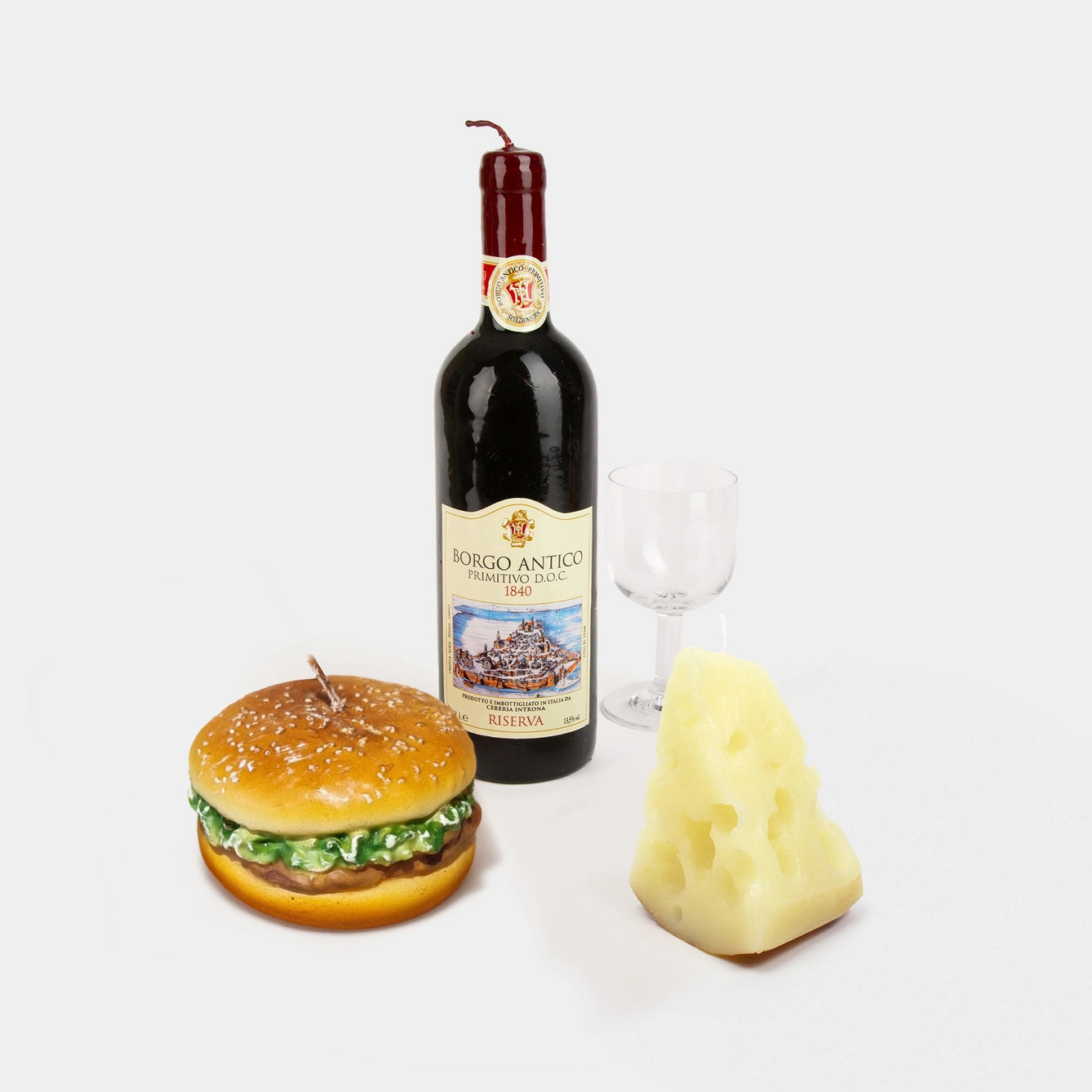 hamburger candle