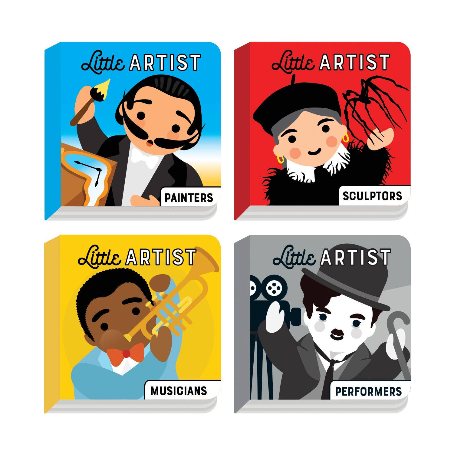 little artist board book set