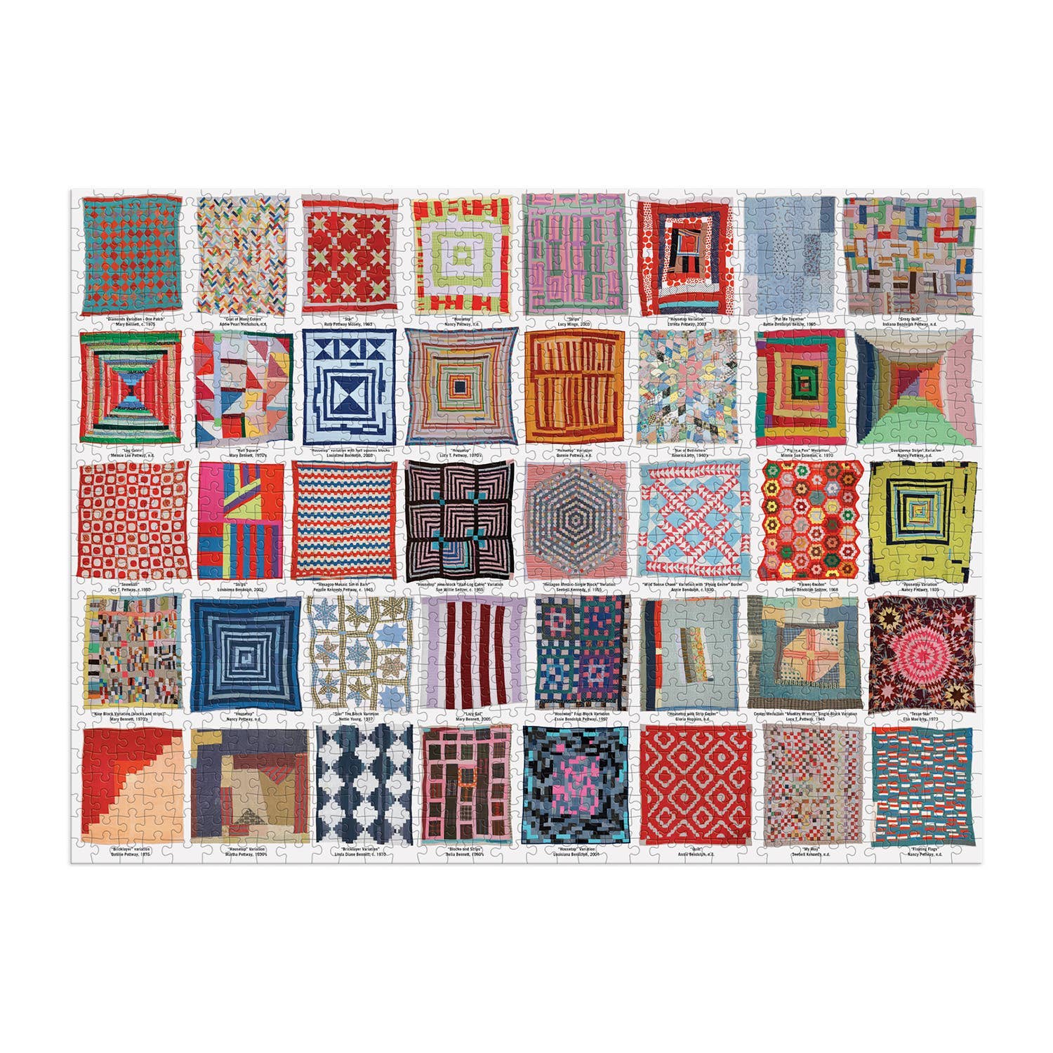quilts of gee's bend 1000 piece puzzle