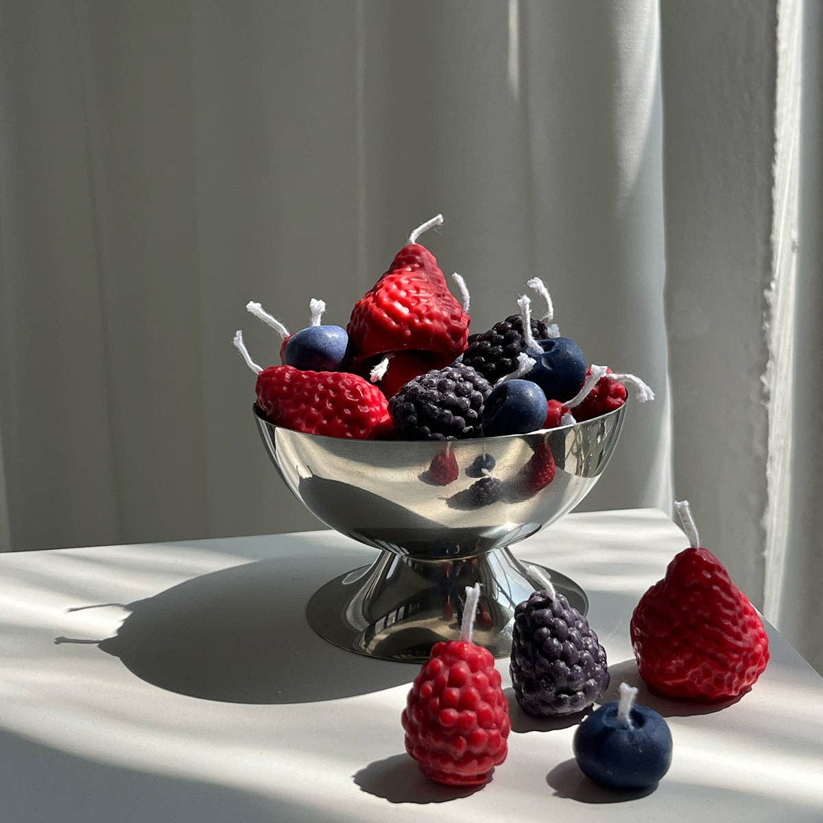 mixed berry candles