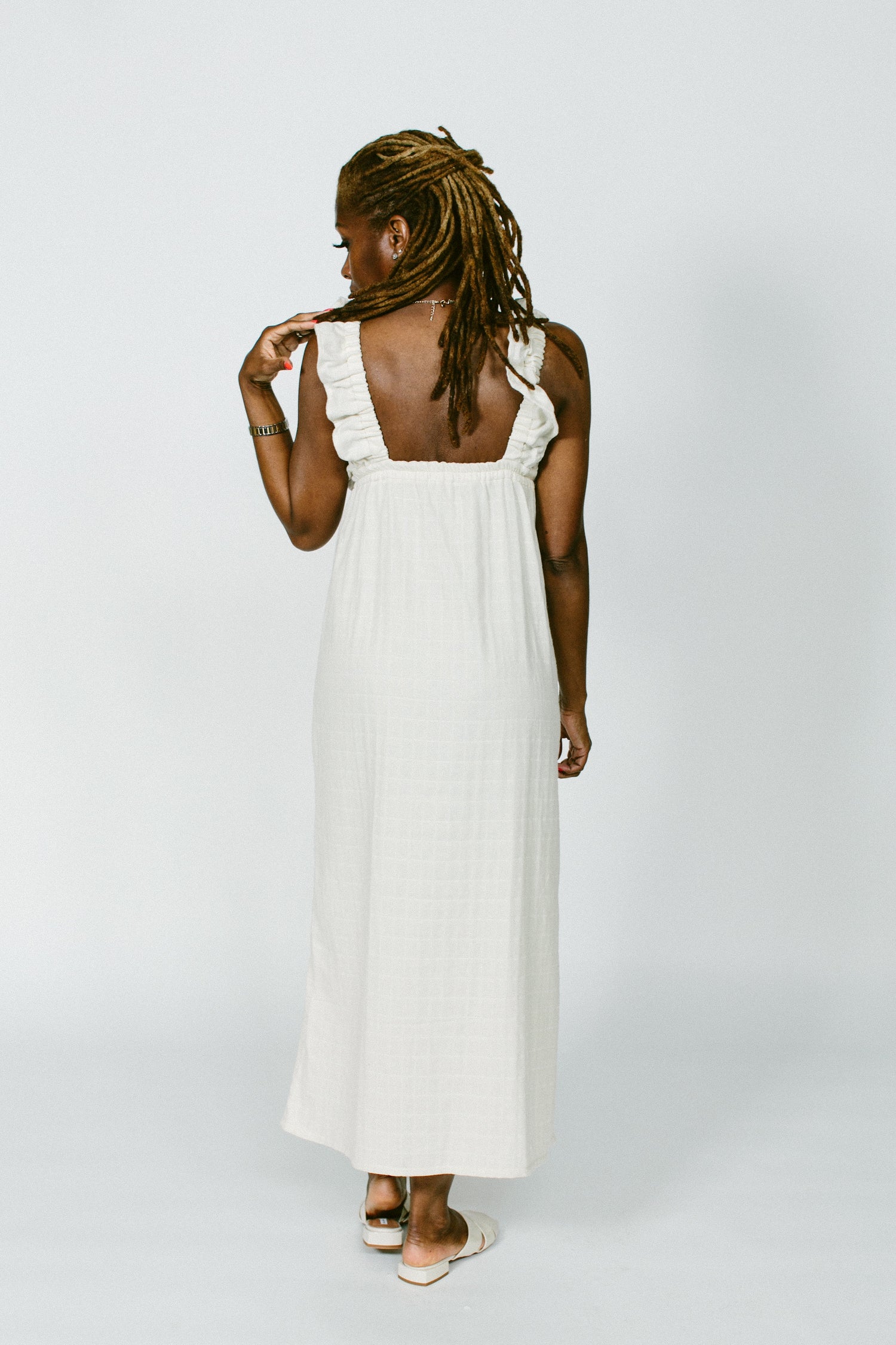milos dress in organic cotton