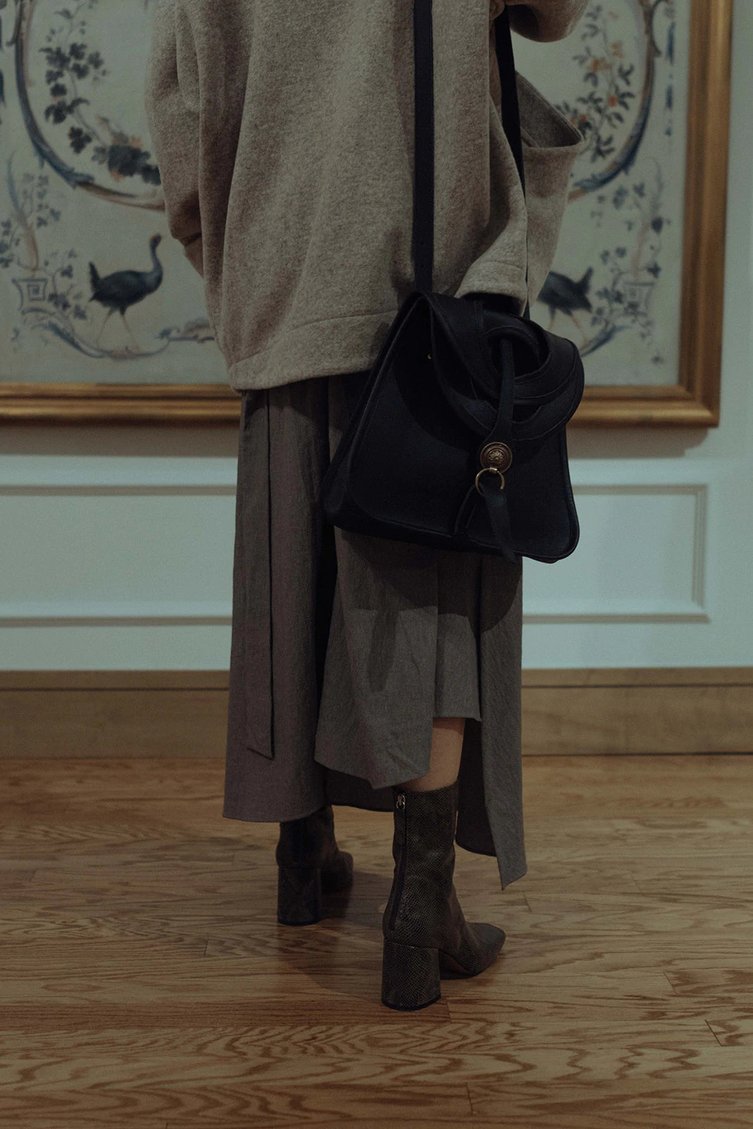 amélie crossbody in noir