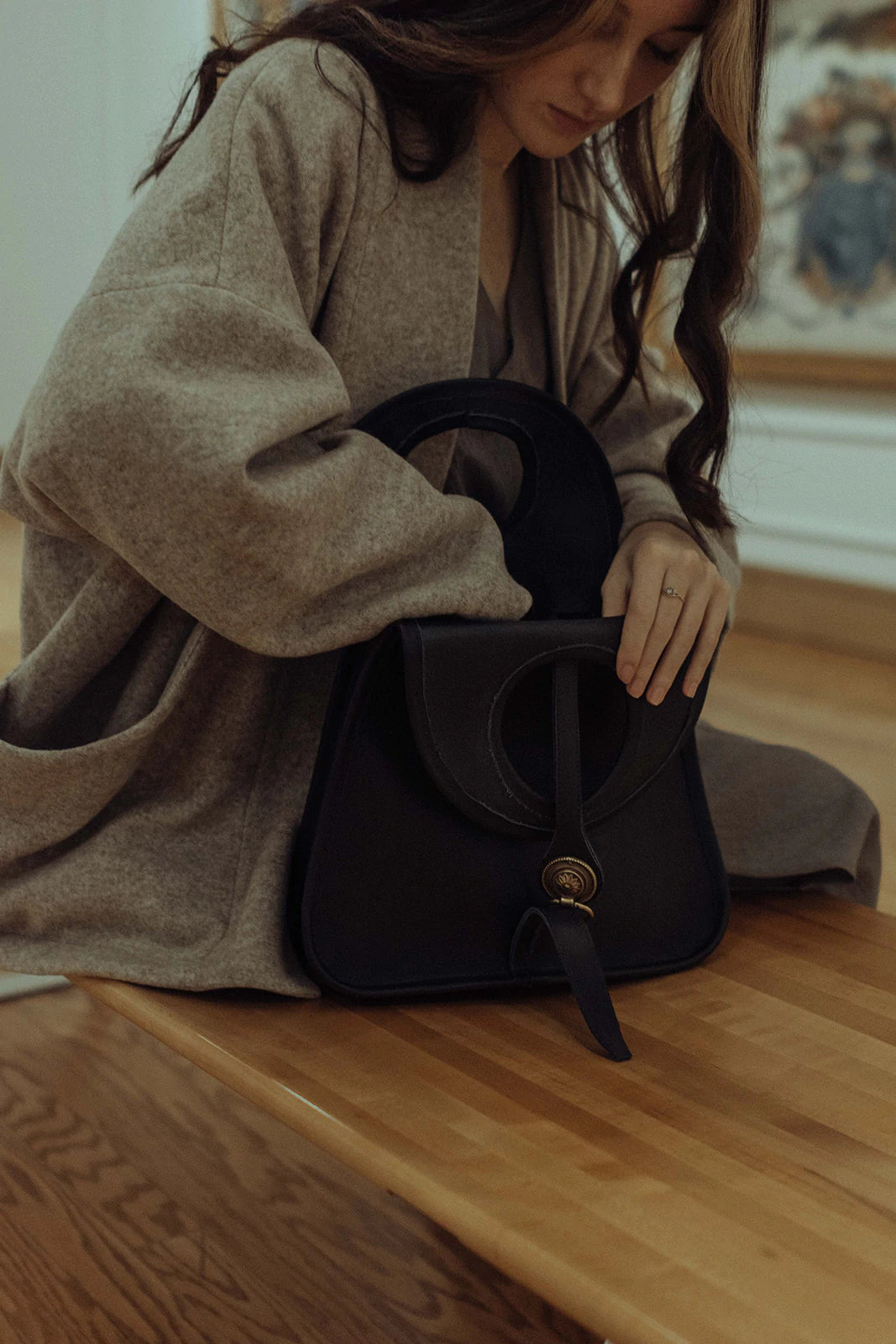 amélie crossbody in noir