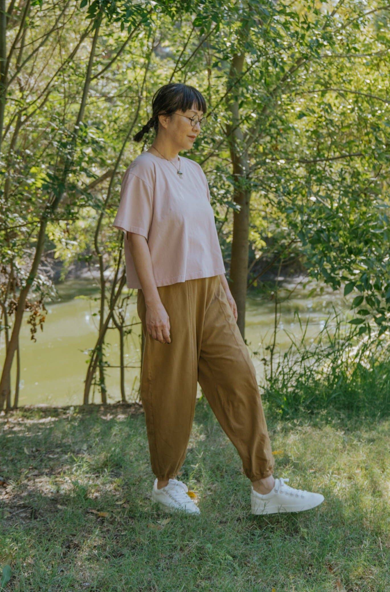 day lantern pant in antique bronze